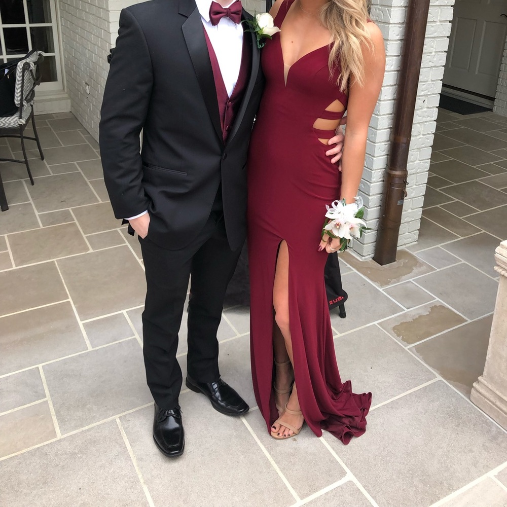 Maroon Formal Dress